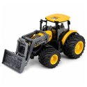 Traktor Rolniczy Farmerski Ze Spychaczem Światła Dźwięki Żółty 1:24