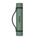 Mata gimnastyczna do ćwiczeń joga, pilates, fitness, 183x61cm, grubość 4mm, materiał TPE, zielona, REBEL ACTIVE