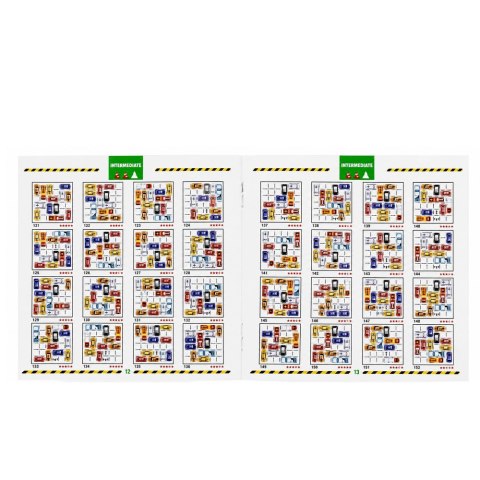 Magnetyczna Gra Logiczna Magnetyczna Autka 15 Pojazdów 60 Kart Plansza