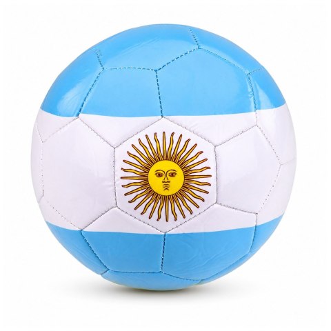 Piłka Nożna Treningowa Do Nogi Na Trawę Boisko Barwy Argentyny 22cm r.5