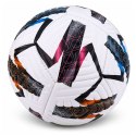 Piłka Nożna Treningowa Do Nogi Na Trawę Boisko Biała Wzory 22cm r.5