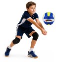 Piłka Treningowa Do Gry Siatkówki Odbijania Żółto Biało Niebieska 22cm r.5