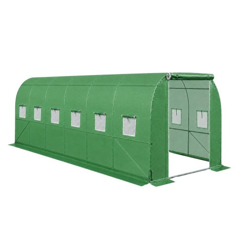 Tunel Ogrodowy Foliowy Szklarnia Na Warzywa PRO Stelaż 25MM 10x3x2M 30M²