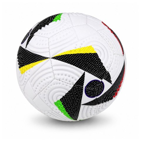 Piłka Nożna Treningowa Do Nogi Na Trawę Boisko biała Wzory 22cm r.5