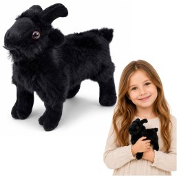 Pluszowa Maskotka Przytulanka Mała Koza Dla Dzieci Czarna 16 cm