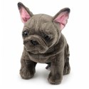 Pluszowa Maskotka Przytulanka Piesek Buldog Francuski Brązowy 22 cm