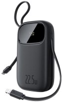 Powerbank Baseus EnerFill FC31 QPow3 20000 mAh 22,5 W PD 3.0 QC 3.0 czarny + kabel USB-C i Lighthing