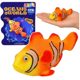 Ryba Gumowa Błazenek Figurka Rozciągliwa Realistyczna Ryba Oceaniczna 10cm