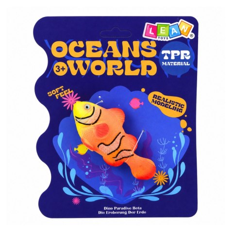 Ryba Gumowa Błazenek Figurka Rozciągliwa Realistyczna Ryba Oceaniczna 10cm