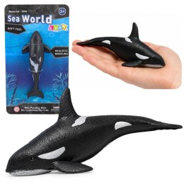 Ryba Gumowa Orka Figurka Rozciągliwa Realistyczna Ssak Morski 17,5 cm