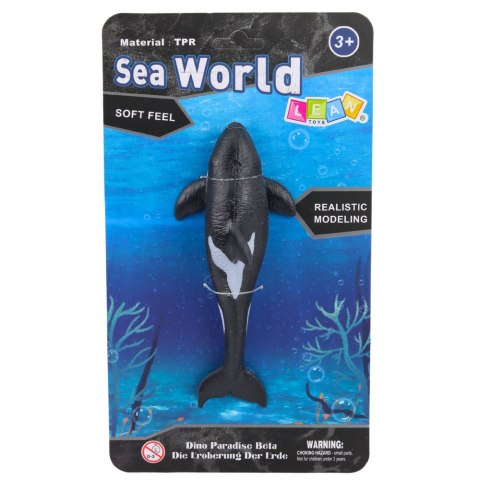 Ryba Gumowa Orka Figurka Rozciągliwa Realistyczna Ssak Morski 17,5 cm
