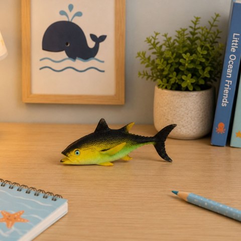 Ryba Gumowa Tuńczyk Figurka Rozciągliwa Realistyczna Ryba Oceaniczna 14 cm