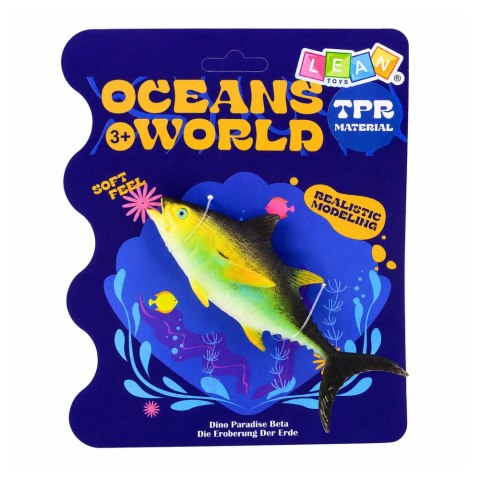 Ryba Gumowa Tuńczyk Figurka Rozciągliwa Realistyczna Ryba Oceaniczna 14 cm
