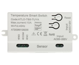 INTELIGENTNY PRZEŁĄCZNIK Z POMIAREM TEMPERATURY ATLO-TS5-TUYA Wi-Fi, Tuya Smart ATLO