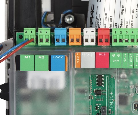 NAPĘD DO BRAMY SKRZYDŁOWEJ FAAC-ENERGY-24V-FDS/KIT - ZESTAW DO BRAMY DWUSKRZYDŁOWEJ