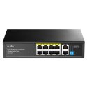 SWITCH POE GS1010P 8-PORTOWY + 2X UPLINK CUDY