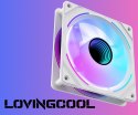 WENTYLATOR S-1200-MIRROR-WHITE 1600 RPM ARGB LOVINGCOOL