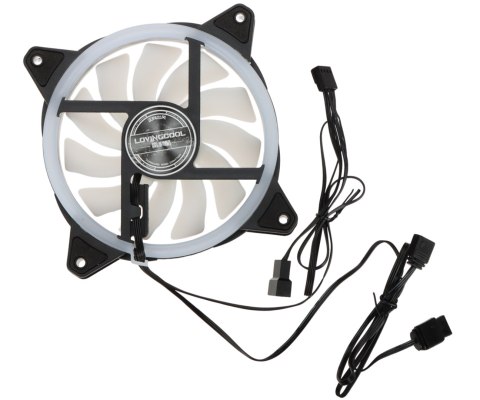 WENTYLATOR YY-120-BLACK-LOGO 1600 RPM ARGB LOVINGCOOL