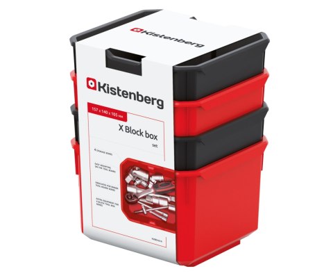 ZESTAW KUBECZKÓW NARZĘDZIOWYCH KXBS1614 X BLOCK BOX Kistenberg