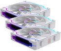 ZESTAW WENTYLATORÓW LC-DPRO-120-CD-WHITE 1600 RPM ARGB LOVINGCOOL