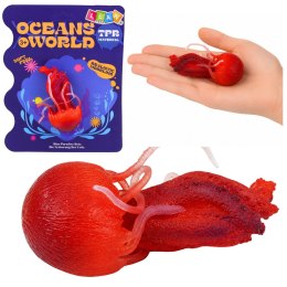 Gumowa Figurka Meduza Rozciągliwa Realistyczna Zwierzę Morskie 9 cm