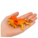 Jaszczurka Kołnierzasta Gumowa Figurka Rozciągliwa Realistyczna 19cm