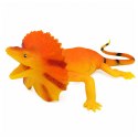 Jaszczurka Kołnierzasta Gumowa Figurka Rozciągliwa Realistyczna 19cm