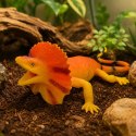 Jaszczurka Kołnierzasta Gumowa Figurka Rozciągliwa Realistyczna 19cm