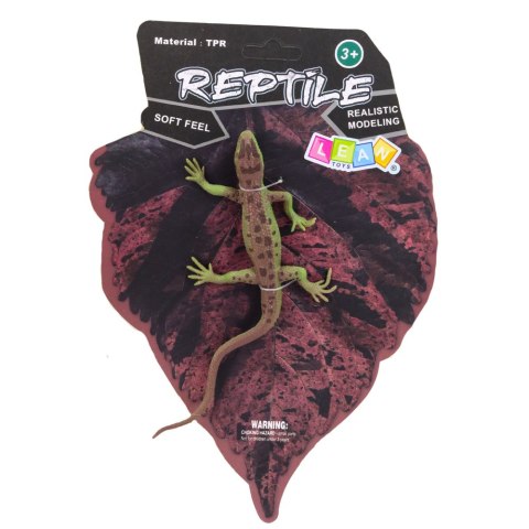Jaszczurka Zwinka Gumowa Figurka Rozciągliwa Realistyczna 15 cm