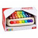Ksylofon Dziecięcy Pianinko Kolorowe Instrument Muzyczny 2w1 Pałeczka