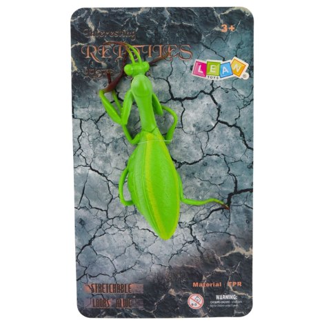 Modliszka Gumowa Figurka Rozciągliwa Realistyczna Zielona 18 cm