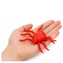 Pająk Czerwony Gumowa Figurka Rozciągliwa Realistyczna 12 cm