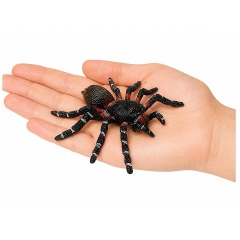 Pająk Tarantula Gumowa Figurka Rozciągliwa Realistyczna Czarny 10 cm
