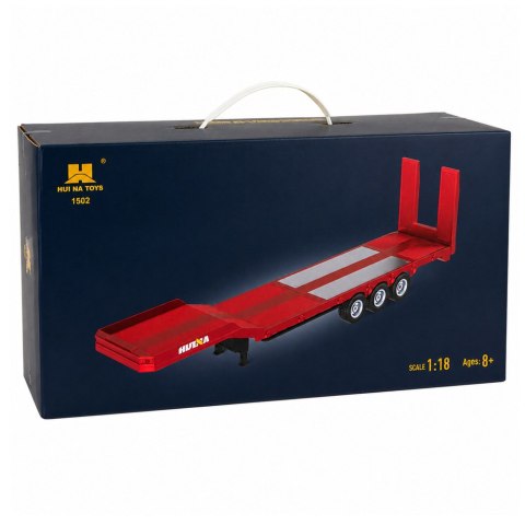 Przyczepa Niskopodwoziowa Naczepa Do Scania 770S Huina Szara 1:18
