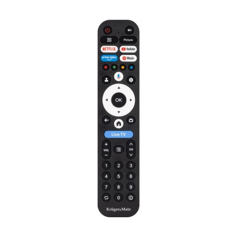 Telewizor Kruger&Matz 86" UHD QLED smart DVB-T2/S2 H.265 Hevc
