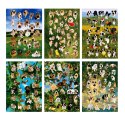 Zeszyt z Naklejkami Pieski Rsy Psów Album 800 Naklejek Błyszczące Matowe