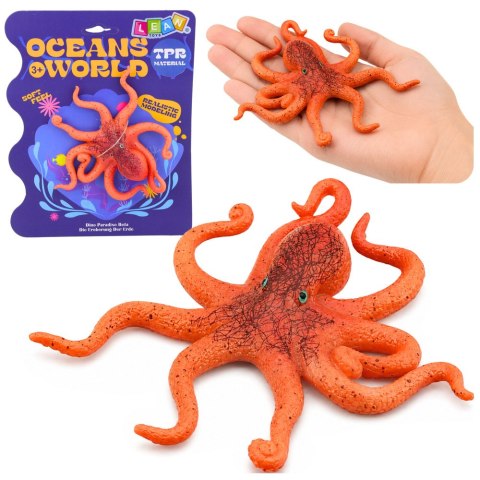 Gumowa Figurka Ośmiornica Rozciągliwa Realistyczna Zwierzę Morskie 12cm