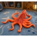 Gumowa Figurka Ośmiornica Rozciągliwa Realistyczna Zwierzę Morskie 12cm