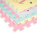 Mata edukacyjna dla dzieci, puzzle 120 x 120 cm, misie