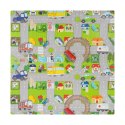 Mata edukacyjna dla dzieci, puzzle 120 x 120 cm, samochody