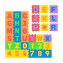 Mata edukacyjna dla dzieci, puzzle 180 x 180 cm, alfabet
