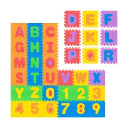 Mata edukacyjna dla dzieci, puzzle 180 x 180 cm, alfabet