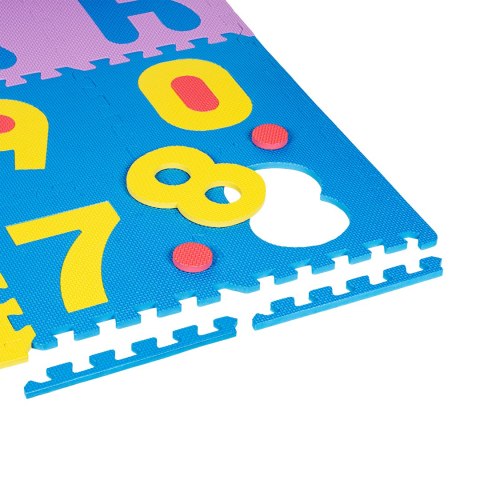 Mata edukacyjna dla dzieci, puzzle 180 x 180 cm, alfabet