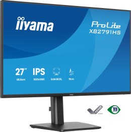 Monitor LED IIYAMA XB2791HS-B1 HDMI DisplayPort IPS 120Hz 1ms HAS PIVOT