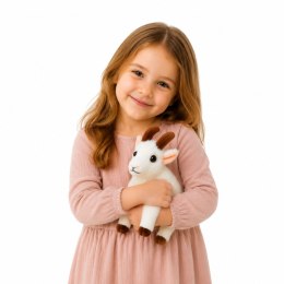 Pluszowa Maskotka Przytulanka Mała Koza Dla Dzieci Biała 16 cm