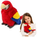 Pluszowa Papuga Ara Ptak Egzotyczny Maskotka Przytulanka Czerwona 24 cm