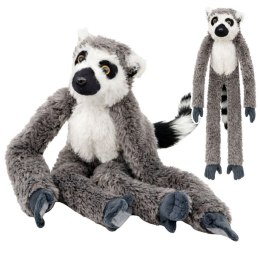 Pluszowy Lemur Maskotka Przytulanka Łapki Z Rzepami Do Zawieszenia 50 cm