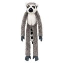 Pluszowy Lemur Maskotka Przytulanka Łapki Z Rzepami Do Zawieszenia 50 cm
