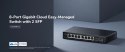 SWITCH GS108ES2 8-PORTOWY + 2X SFP CUDY