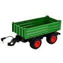 Traktor Rolniczy Z Przyczepą Wywrotką Zdalnie Sterowany RC Zielony 1:24